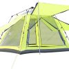 Inflatable Camping Tent for 4-6 People Waterproof Windproof with Stove Jack 3