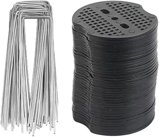 Multipurpose Metal Garden Pegs Set for Ground Cover Control
