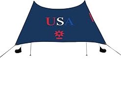 Grande Beach Tent 7ft Tall 9x9ft with Reinforced Corners and Cooler