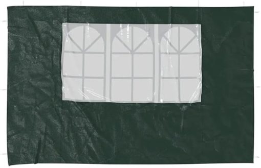 Green Party Tent Sidewall Set of 2 with Window Display - Image 2