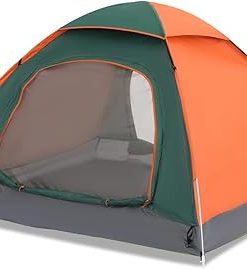 Portable Two Person Dome Camping Tent for All Seasons and Outdoor Fun