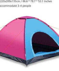 Waterproof UV Protection Camping Tent for 3-4 People Travel 2