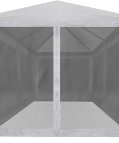 Party Tent with 6 Mesh Sidewalls 19.7′ X 9.8′ 2
