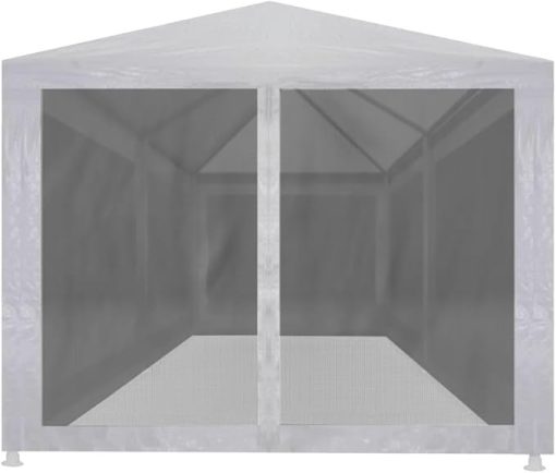 Party Tent with 6 Mesh Sidewalls 19.7' X 9.8' - Image 2