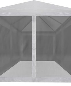 Party Tent with 6 Mesh Sidewalls 19.7′ X 9.8′ 2