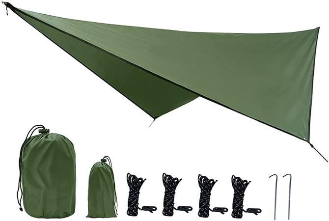 Waterproof Camping Tent Tarp and Sunshade for Outdoor Travel 2 Waterproof Camping Tent Tarp and Sunshade for Outdoor Travel - Image 2