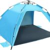 Portable Beach Tent Sunshade UV Resistant Easy Setup for All Ages