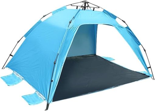 Portable Beach Tent Sunshade UV Resistant Easy Setup for All Ages