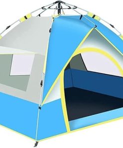 Hydraulic Dome Canopy Tent Automatic Waterproof for 3-4 Campers