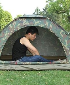 Camouflage Portable Outdoor Tent for Couples 3-4 Person Ultraviolet-Proof 2