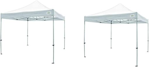 TitanShade 10x10 Portable Steel Canopy Instant Shelter White 2 Pack