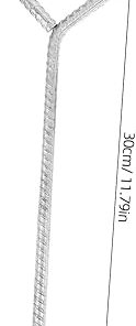 Durable Galvanized Steel Tent Stakes 4pcs for Camping and Events 2