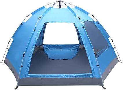 Family Camping Tent for 3-4 People Waterproof Portable Pop Up Tent Family Camping Tent for 3-4 People Waterproof Portable Pop Up Tent