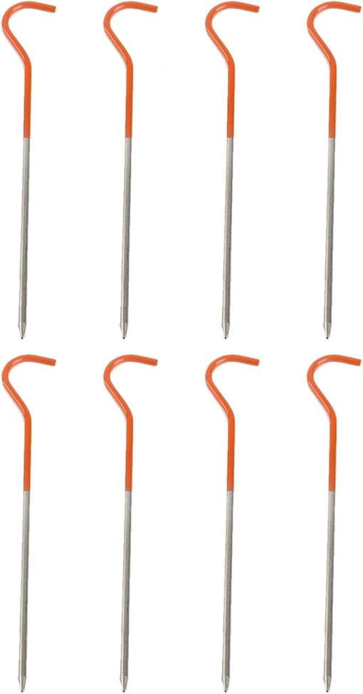 Portable Titanium Tent Pegs for Camping Hiking and Garden Support