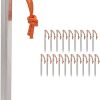 Lightweight 7075 Aluminum Tent Inserts with Ropes for Camping