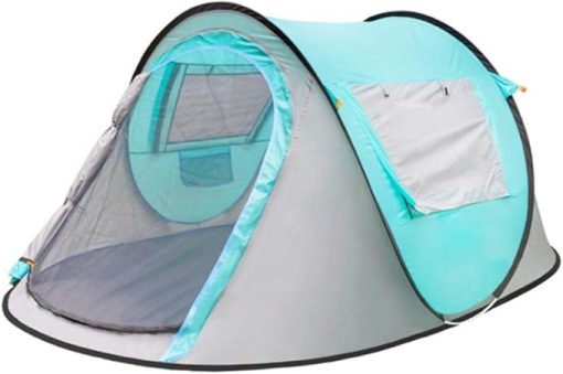 Pop Up Dome Light Camping Tent for Family Outdoor Use with Carry Bag - Image 2