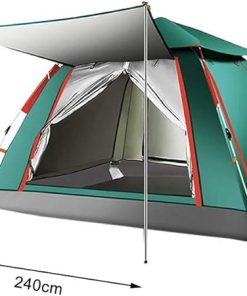 Portable UV Protection Beach Tent for 3-4 People Quick Open 240x240cm 2