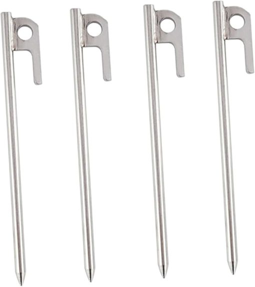 Stainless Steel Ground Anchor Tent Pegs for Canopy and Garden Use