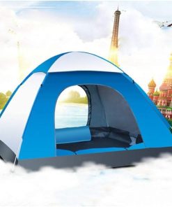 Waterproof 3-4 Person Camping Tent Easy Setup for Outdoor Hiking 2