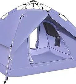 Portable Waterproof Camping Tent with Quick-Open Design for Glamping