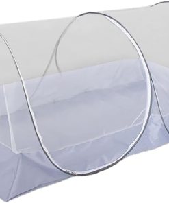 Folding Camping Tent with Side Zipper for Travel and Patio Use