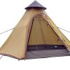 Waterproof 4-6 Person Pyramid Teepee Tent for Outdoor Camping 3