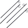 Durable Heavy-Duty Rebar Stakes for Tents Canopies Gardens 55.5″ 4
