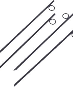 Heavy-Duty 18 Inch Rebar Stakes with Loop for Tents and Canopies