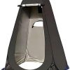 Provides Shelter from Sun with Party Tent, Water-Resistant Roof, Heavy-Duty Iron Frame, 4 Mesh Sidewalls, Red 9.8’x9.8′ 3