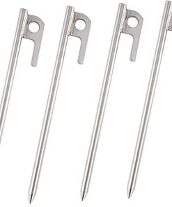 Totority Stainless Steel Floor Nails for Tents and Hiking Gear
