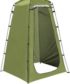 Portable Camping Shower Tent with UV Protection for Outdoor Use 2
