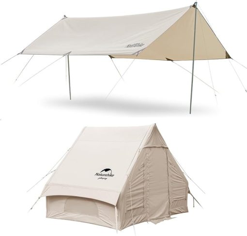 Naturehike Inflatable Tent and Durable Tent Tarps for Camping