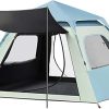 SUV Camping Tent with Rear Awning Rainproof Canopy for BBQ 3