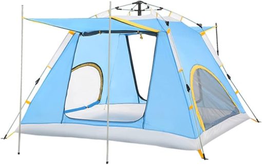 Lightweight 3-4 Person Automatic Pop Up Tent for Family Camping