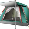 10 Heavy Duty Screw Tent Stakes Durable Metal Pegs for Camping 3