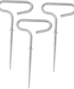 Heavy Duty Screw Tent Stakes for Ice Fishing 3 Pack Reinforced