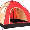 Windproof Family Dome Tent with Ventilated Mesh Windows for Camping 3
