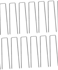 VOSAREA 50Pcs Garden Stakes Durable Ground Nails for Tent and Turf