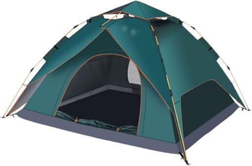 Large 3-4 Person Automatic Pop-Up Camping Tent for Outdoor Use