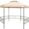 Party Tent Pe Green 9.8’X9.8′ 6.6′-Eave Height from The Ground 4