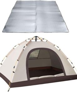 Portable Spring-Loaded Camping Tent for 1-2 Person Outdoor Use