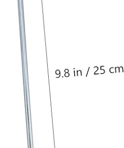 10 Pack Large Head Steel Tent Stakes for Camping Easy Removal 2
