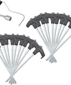 Sturdy Outdoor Camping Tent Stakes Heavy Duty Reusable Canopy Pegs