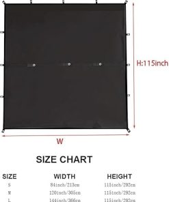 Foldable Camping Tent Tarp Sun Canopy with 6 Stakes and Ropes 2