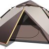 Portable Waterproof Camping Tent for Beach Hiking 1-2 Person Green 4
