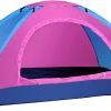 Collapsible Camping Tent with Integrated Cot for Outdoor Use 3