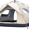 Inflatable Camping Tent for 4-6 People Quick Setup Waterproof Glamping 3