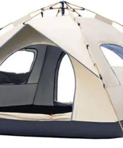 Portable Multi-Purpose Camping Tent with Double Doors and Windows