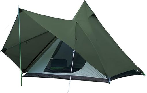 Spacious Portable Camping Pagoda Tent for 3-4 Persons Hiking