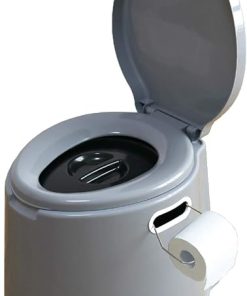 Portable Travel Toilet with Pop Up Tent for Camping and Hiking 2